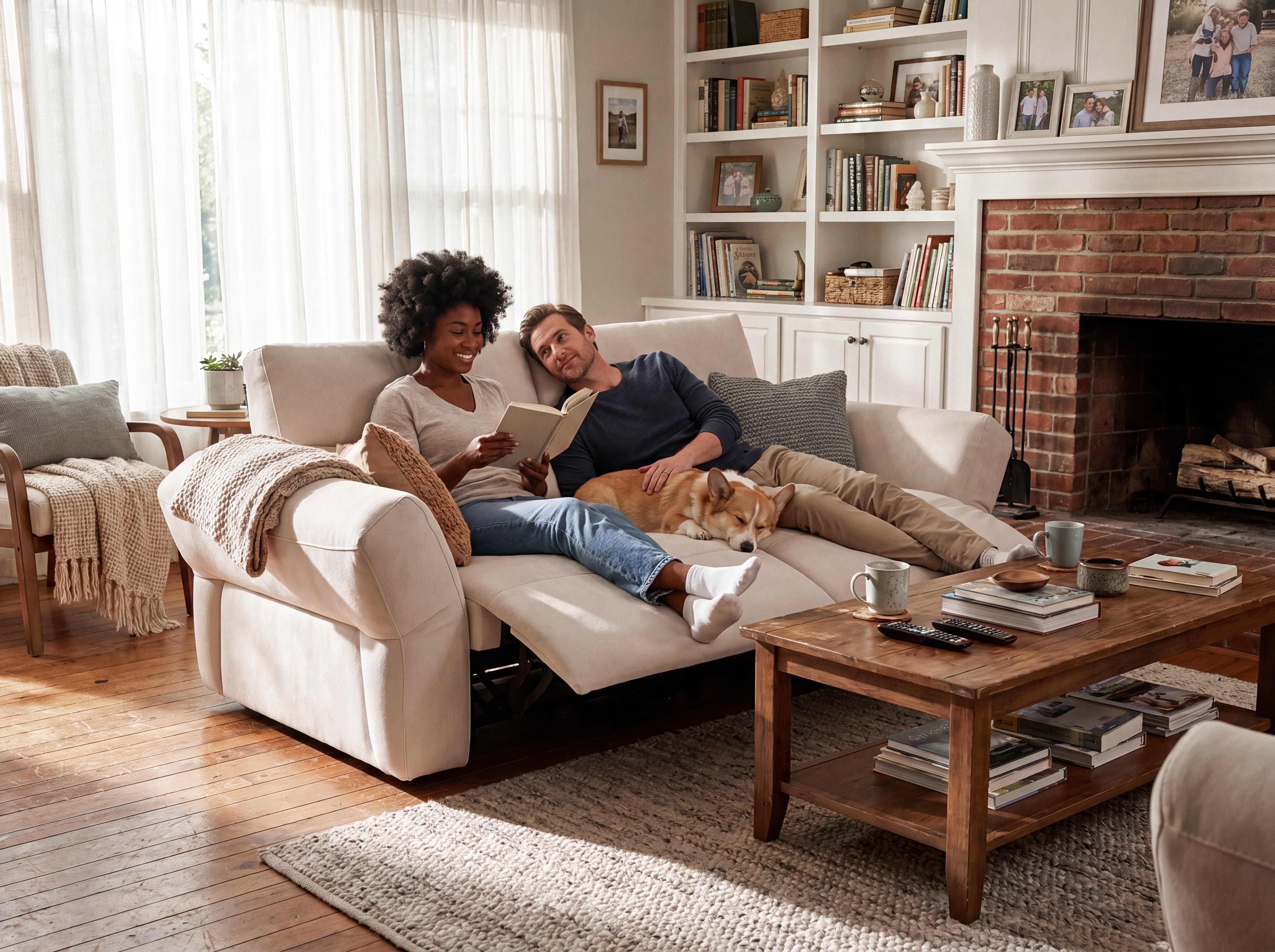 HAVEN 4-Seat Power Reclining Modular Couch