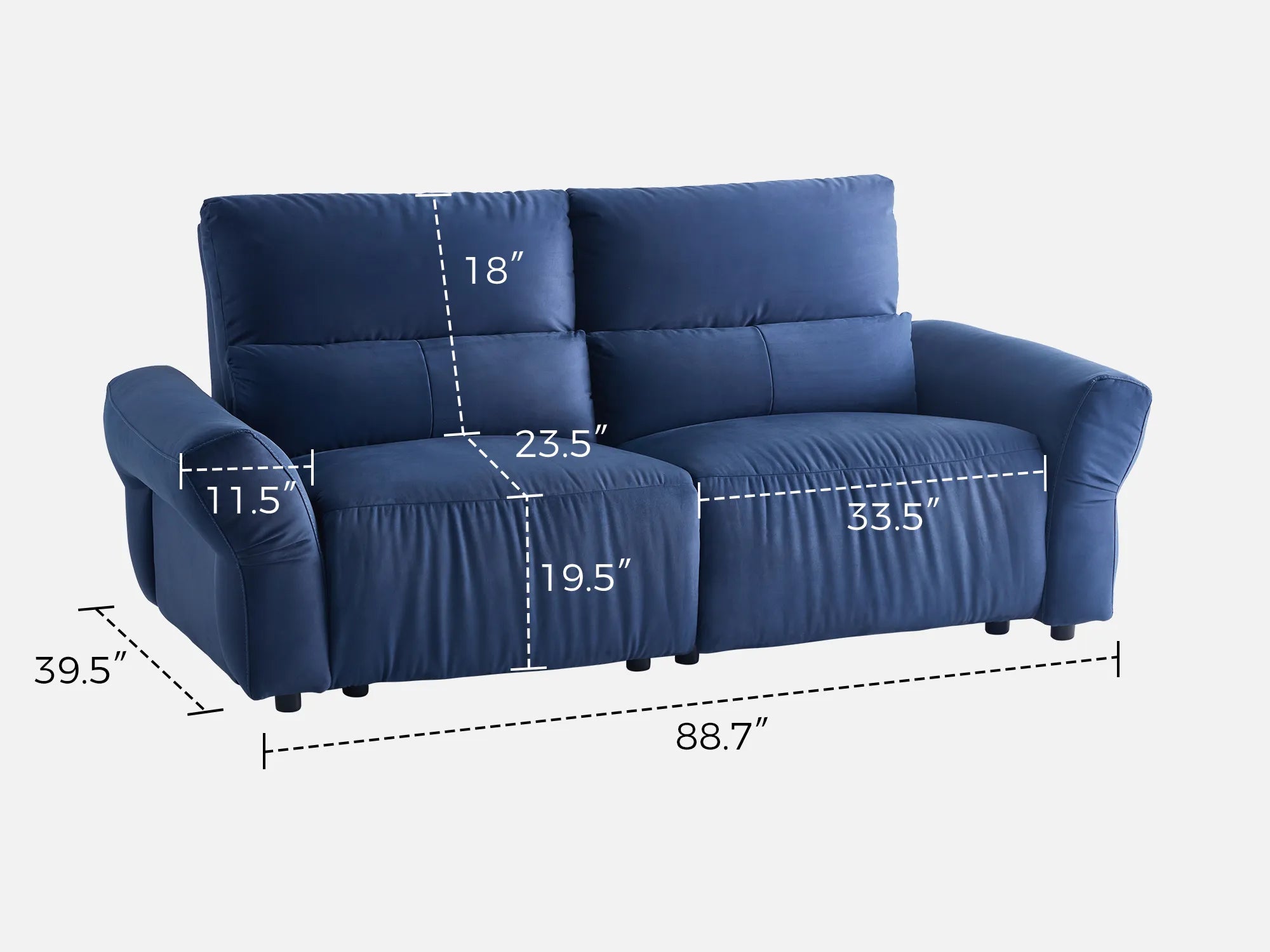 HAVEN 2-Seat Power Reclining Modular Sofa