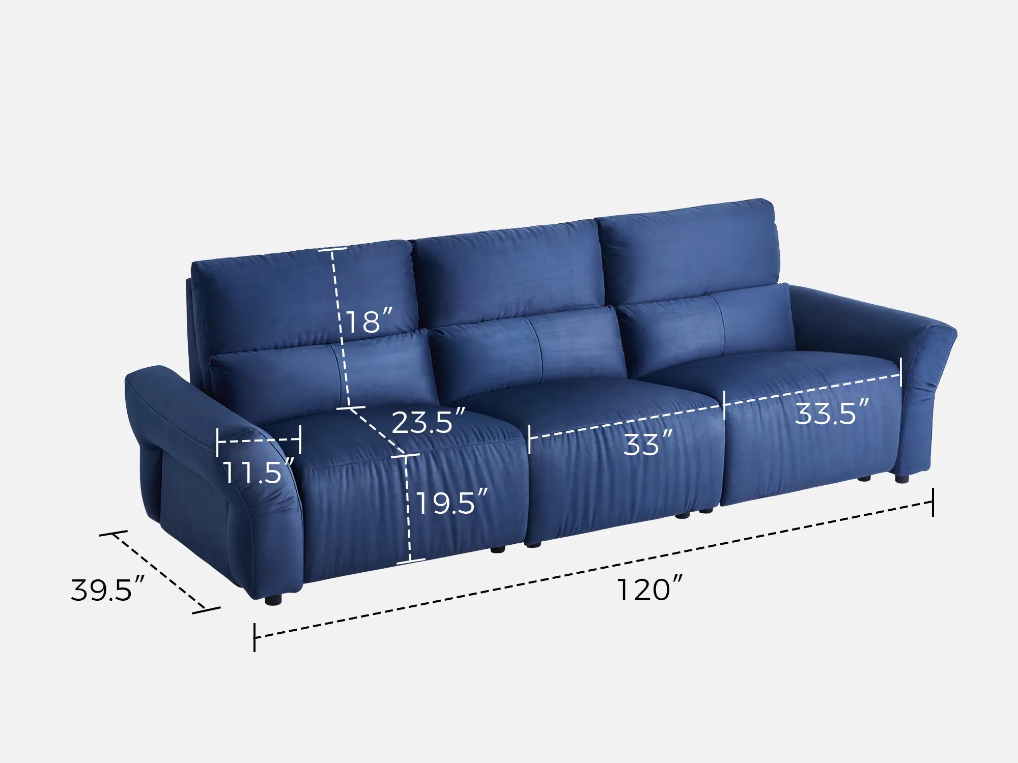 HAVEN 3-Seat Power Reclining Modular Sofa