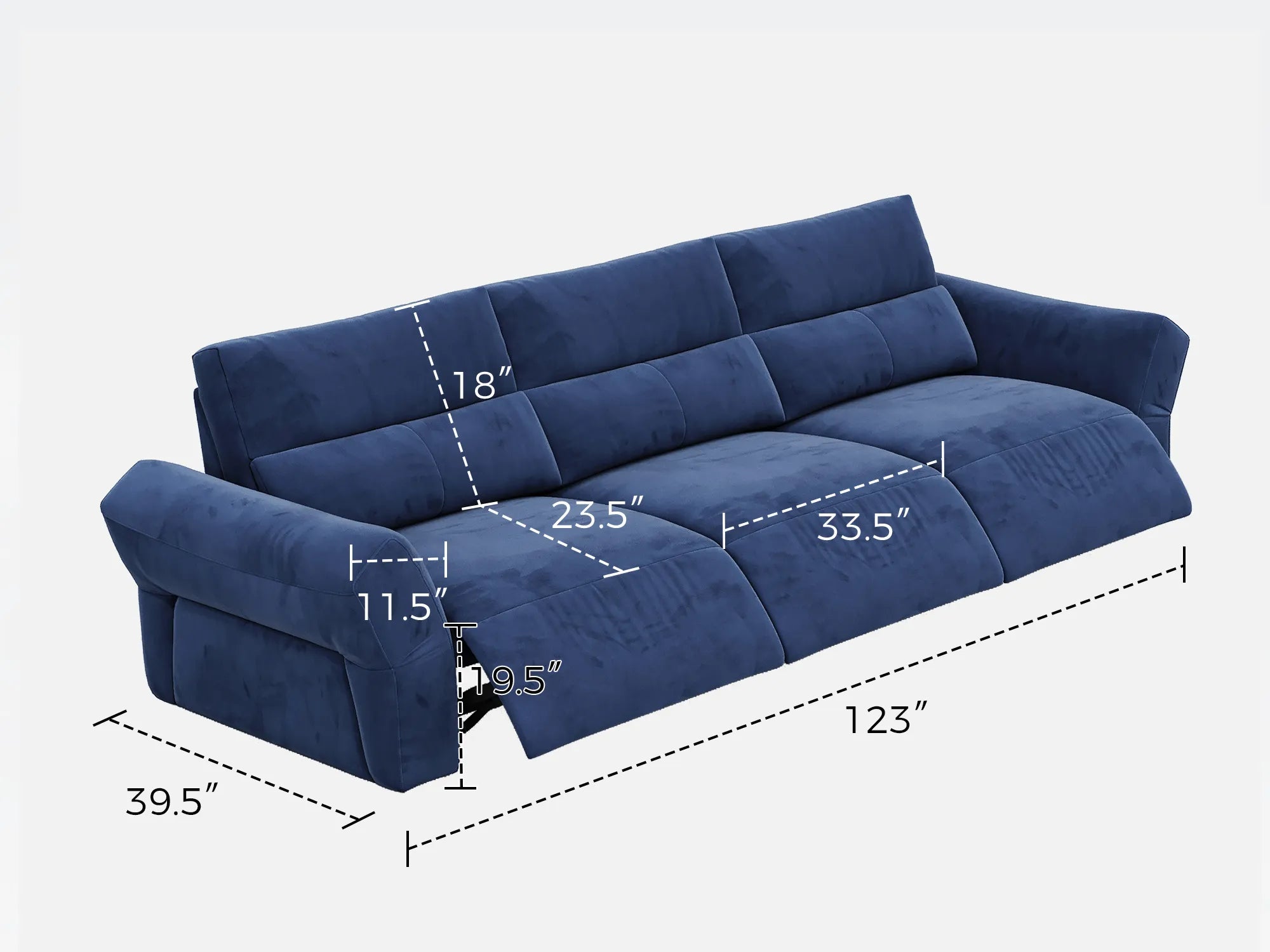 HAVEN 3-Seat Power Reclining Modular Sofa