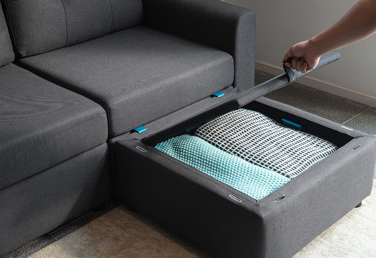 RUBIK III 6 Seats with Ottoman and An Additional Set of Covers - LINSY HOME
