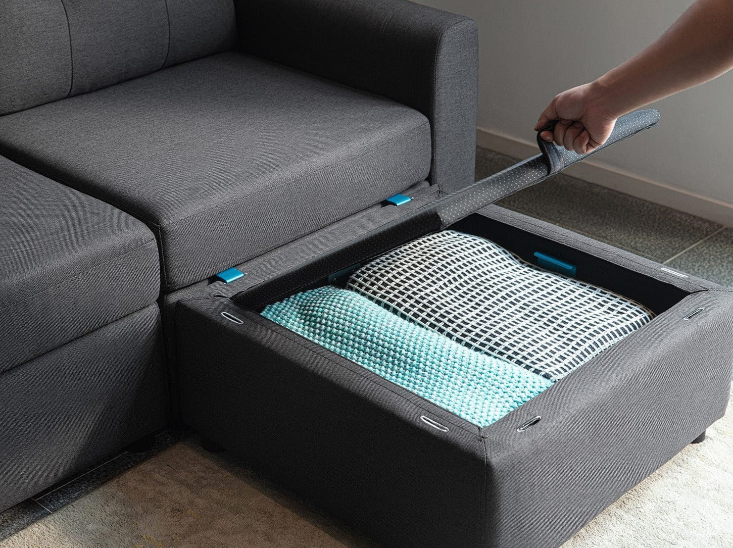 RUBIK III  6 Seat With 3 Ottomans