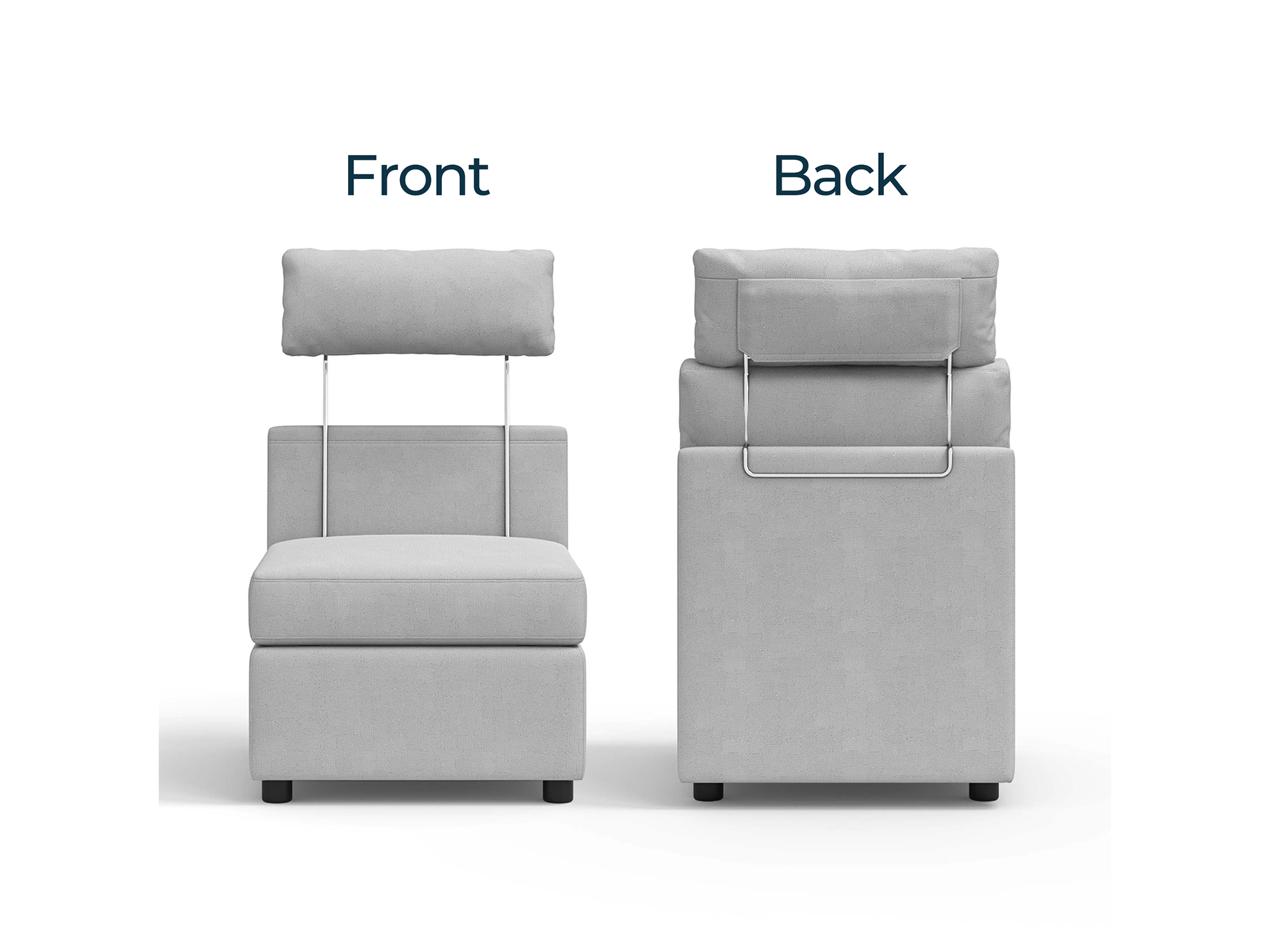 RUBIK I  Backrest & Headrest & Seat & Ottoman & Armrest & Back Cushion - LINSY HOME