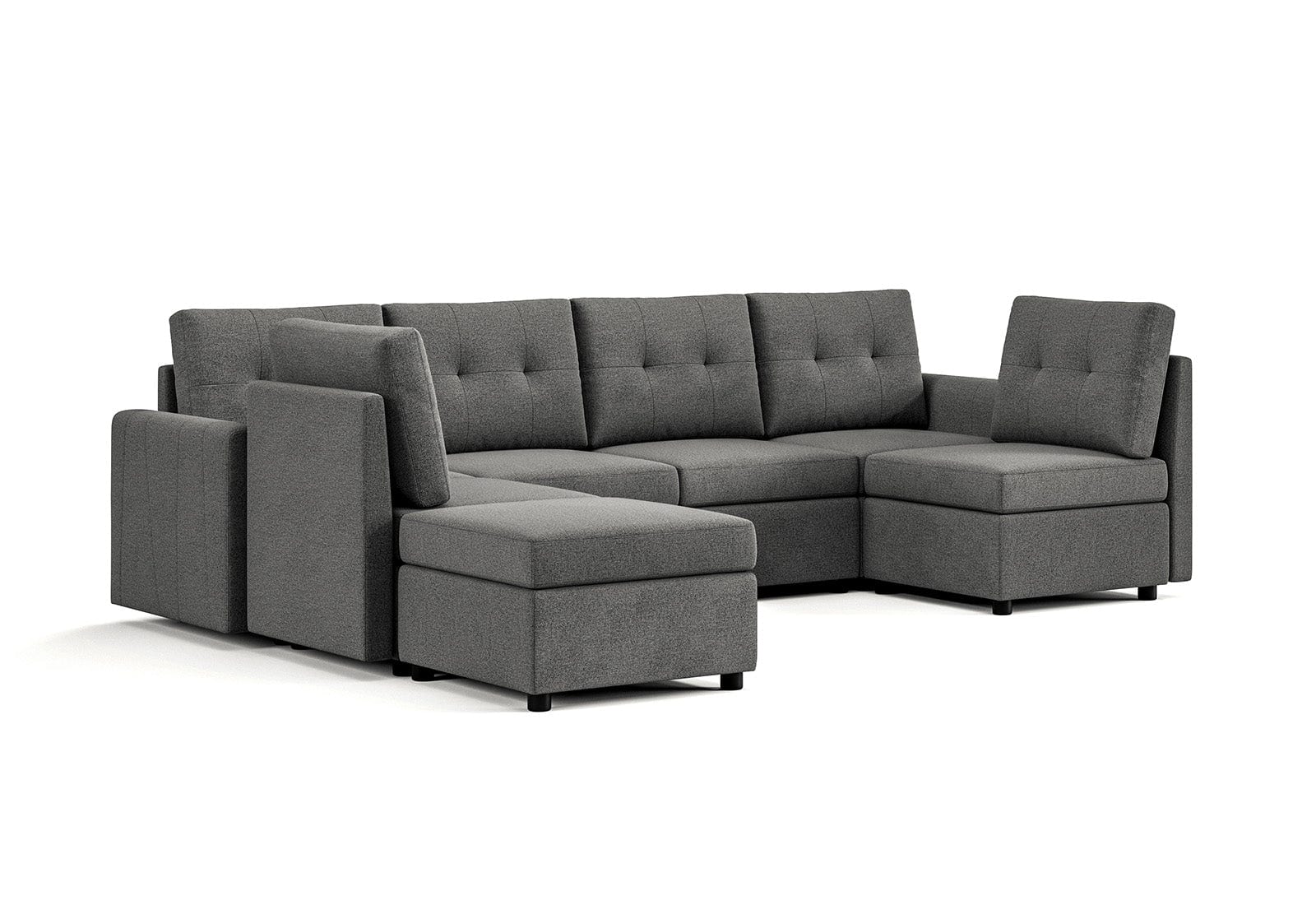 RUBIK III 6 Seat With Ottoman - LINSY HOME