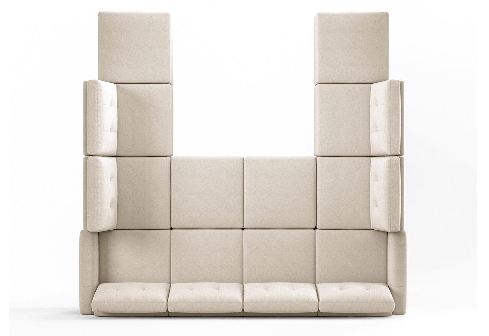 RUBIK III 8 Seat With 4 Ottomans - LINSY HOME