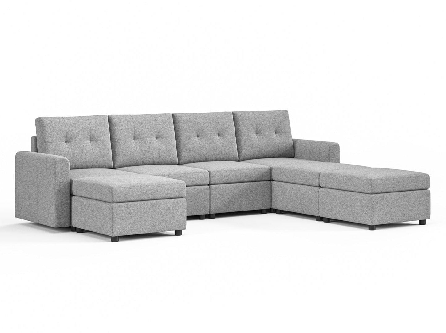RUBIK III 4 Seat With 3 Ottomans