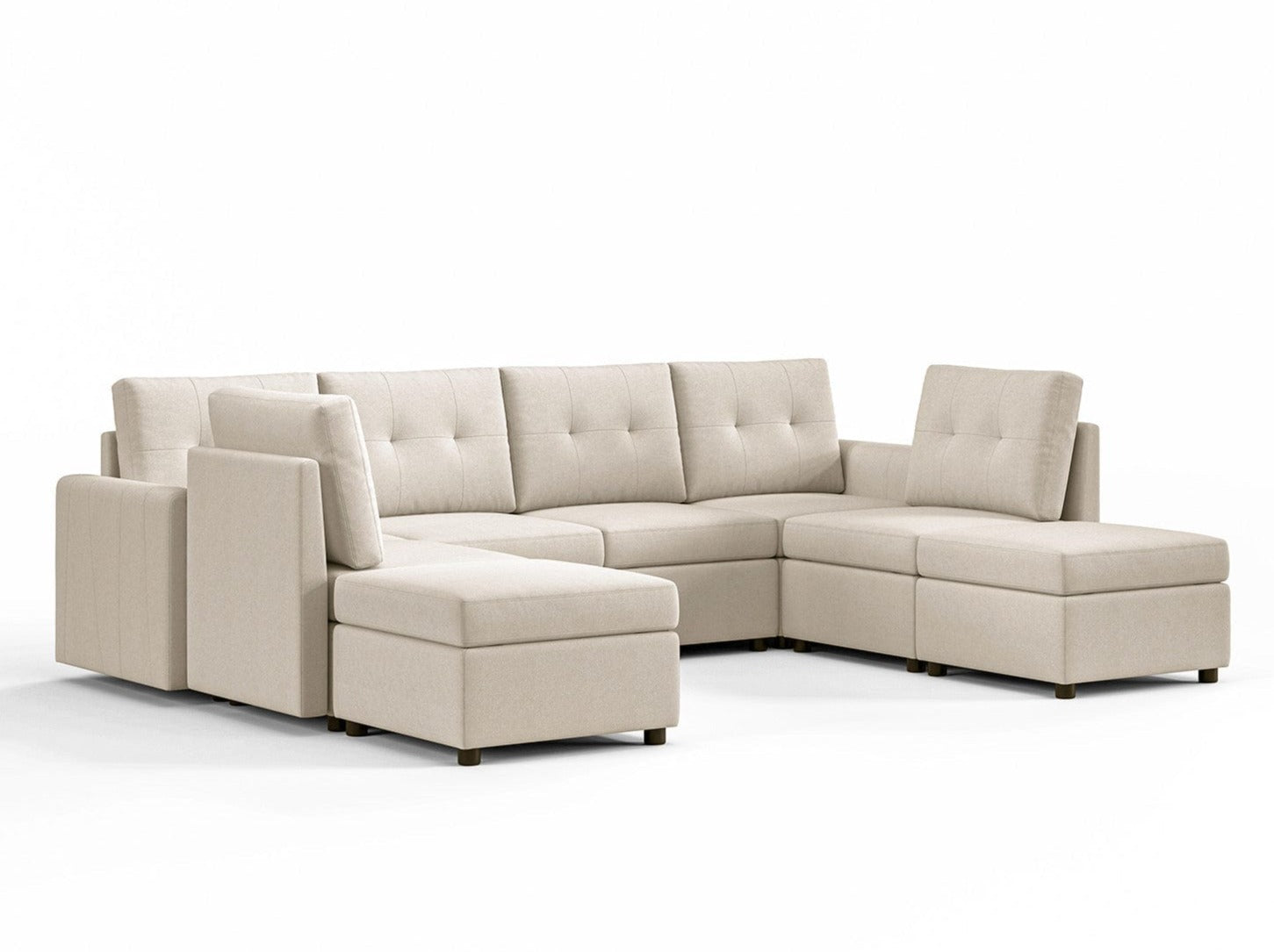 RUBIK III  6 Seat With 2 Ottomans