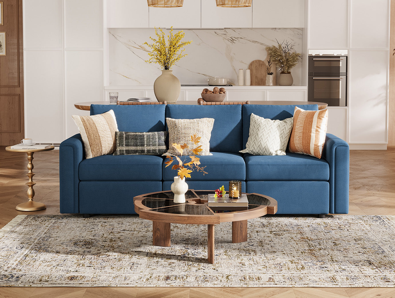 RUBIK I 3 Seats Sofa - LINSY HOME