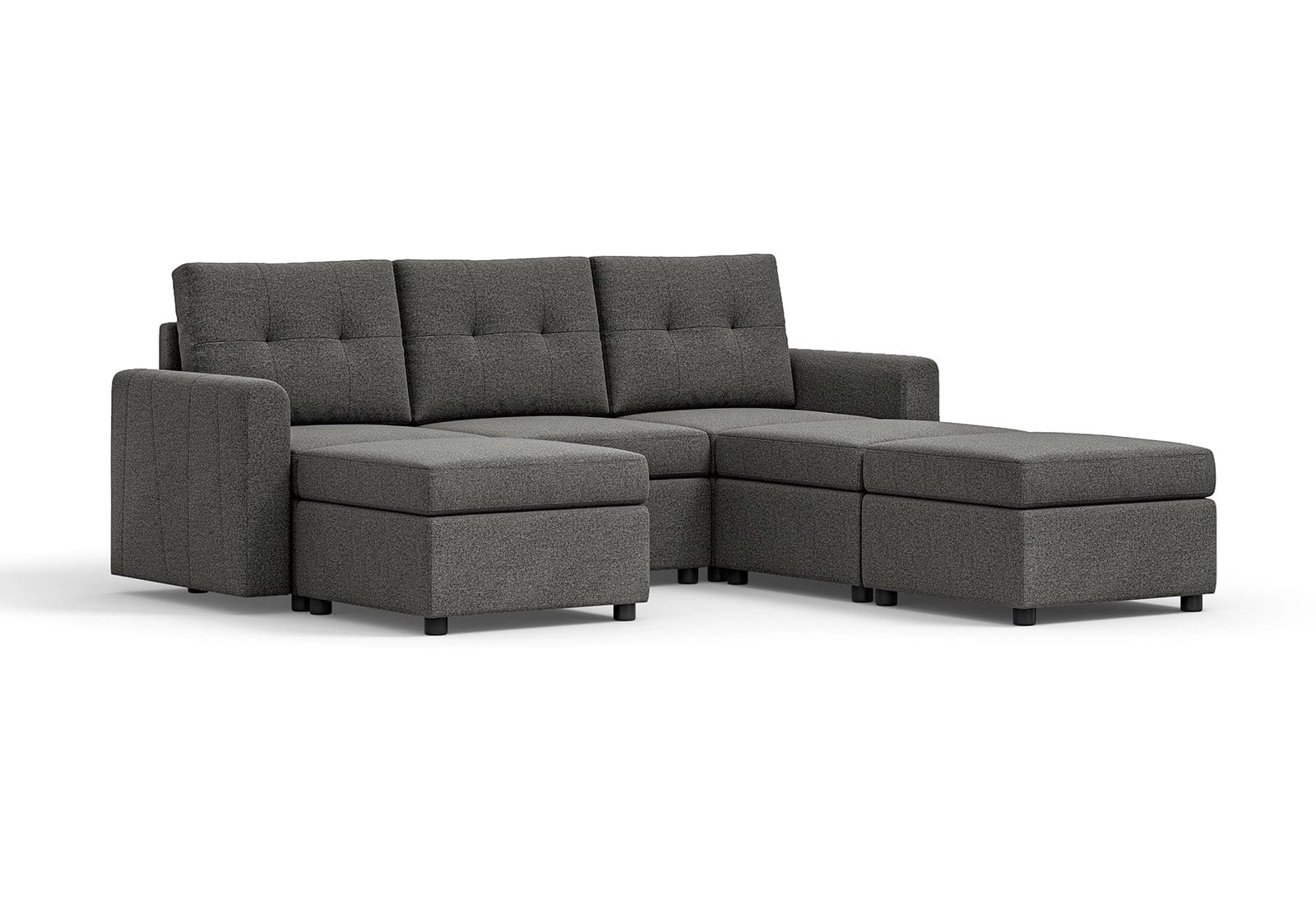 RUBIK III 3 Seat With 3 Ottomans