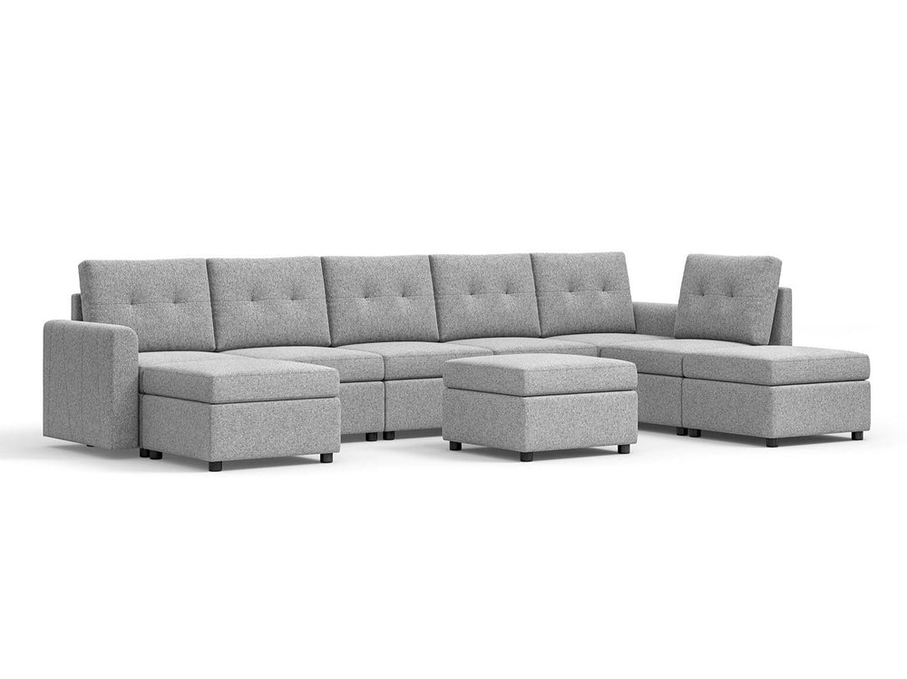 9Piece Modular Sectional Sofa Oversized Modern Couch LINSY HOME