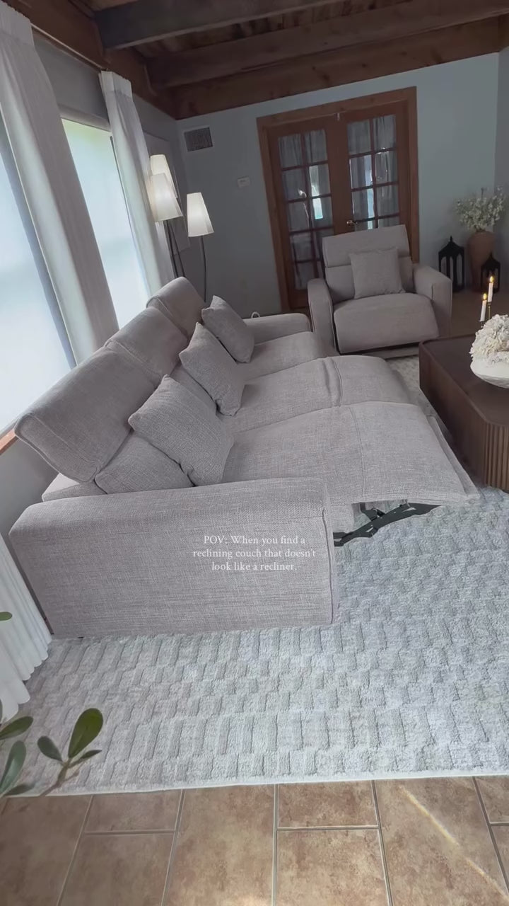 FLOAT 4-Seat Power Reclining Modular Couch