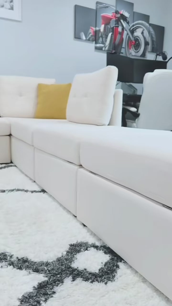 RUBIK III 6 Seats with 2 Ottomans & Console