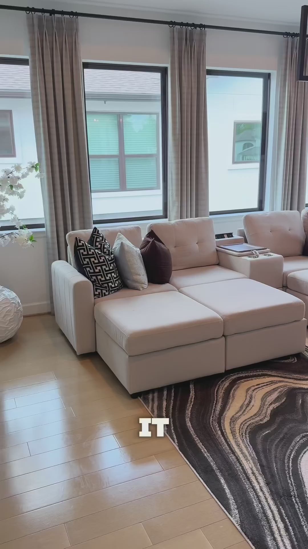 RUBIK III 4 Seats with 2 Ottomans
