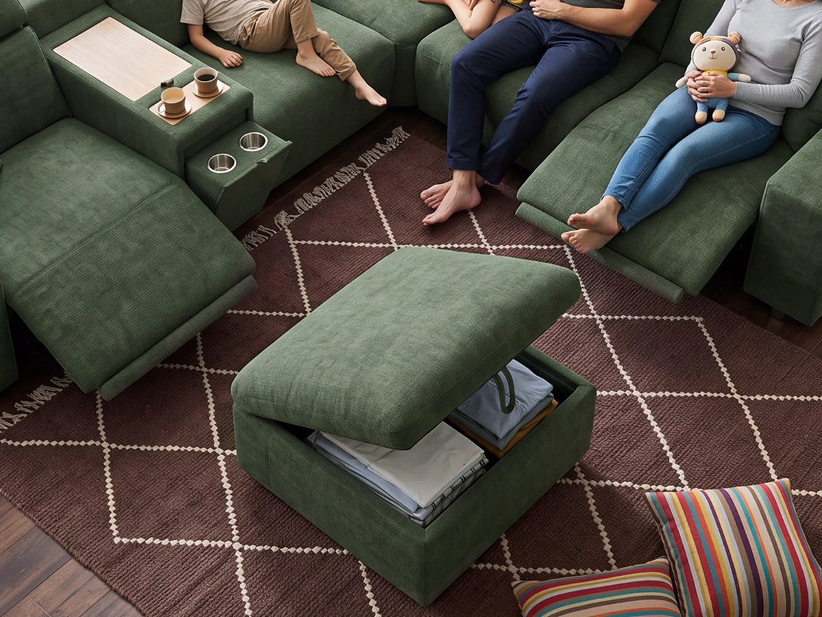 FLOAT Storage Ottoman