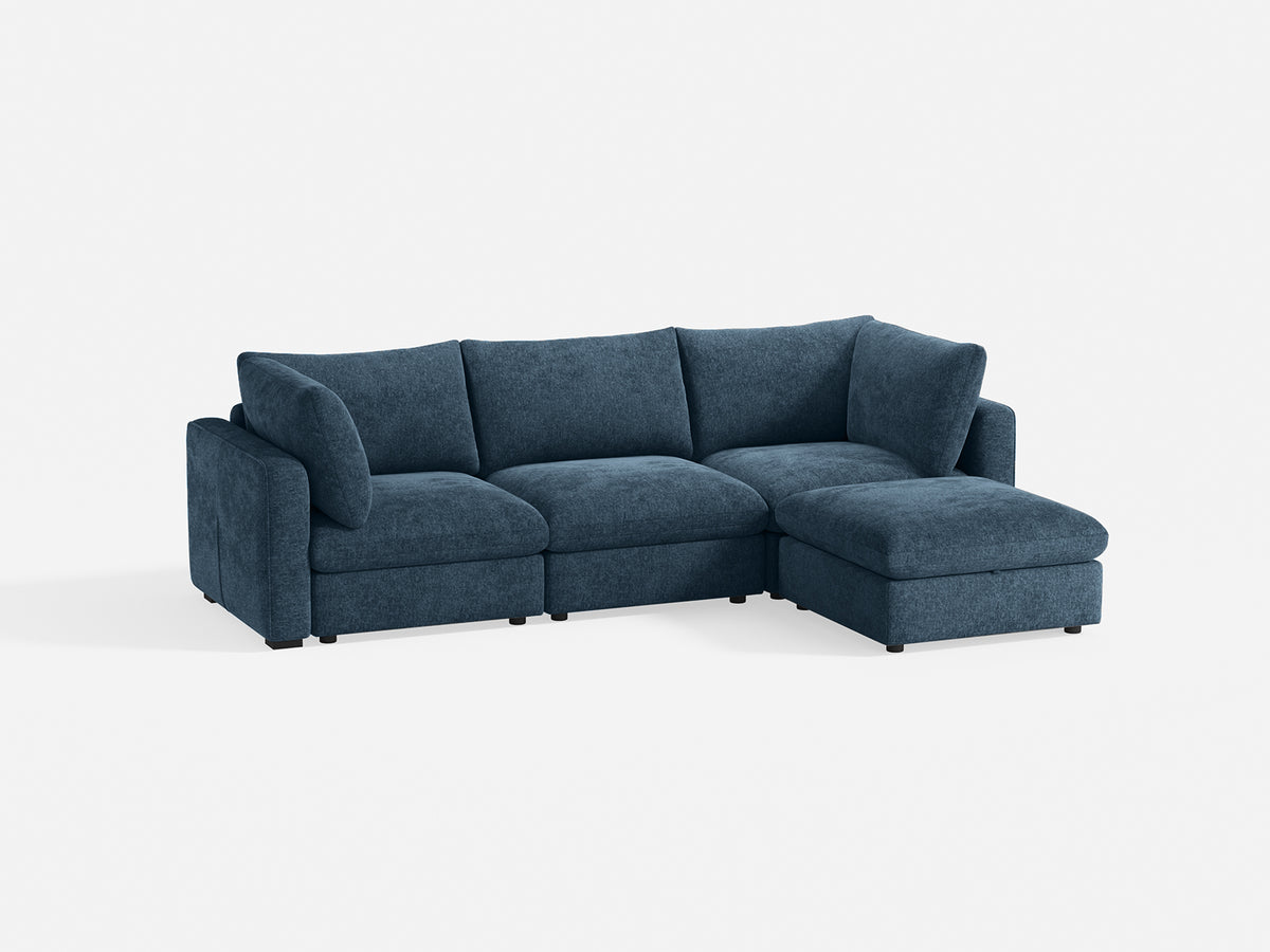 RUBIK V 3 Seats with Ottoman