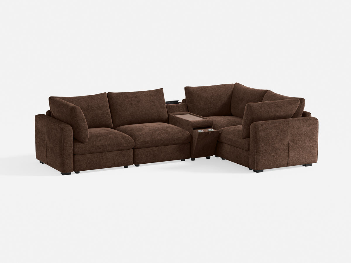 RUBIK V 3 Seats with Corner & Console