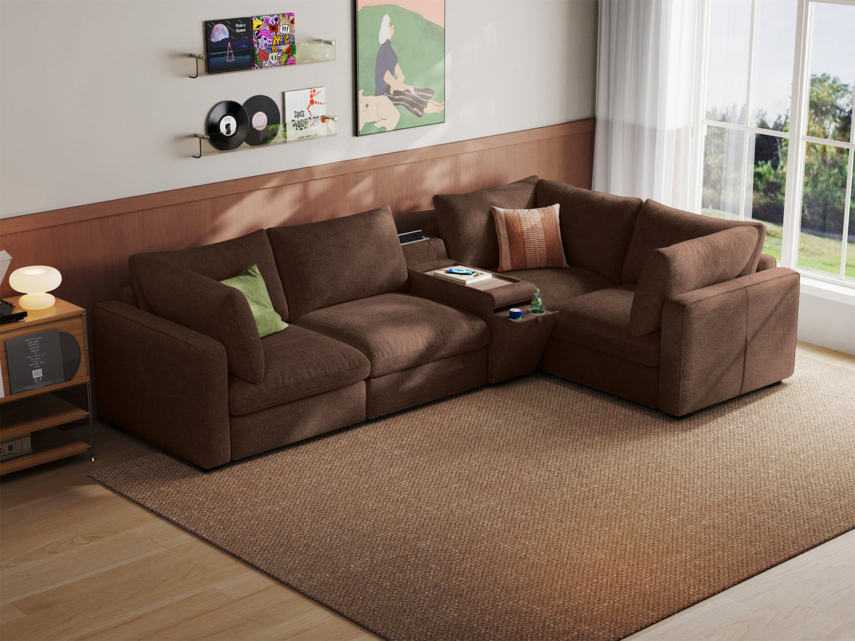 RUBIK V 3 Seats with Corner & Console