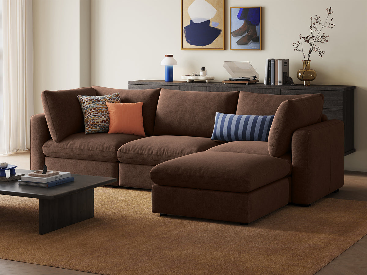 RUBIK V 3 Seats with Ottoman