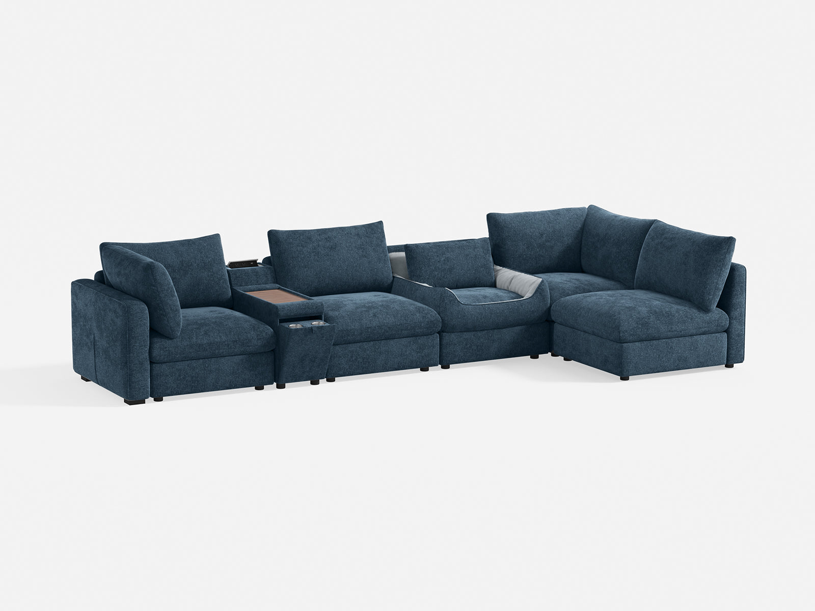 RUBIK V 5 Seats with Console & Pet Bed Module