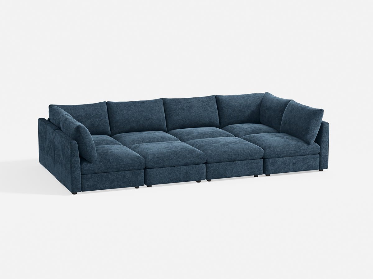 RUBIK V 4 Seats with 2 Corners & 2 Ottoman