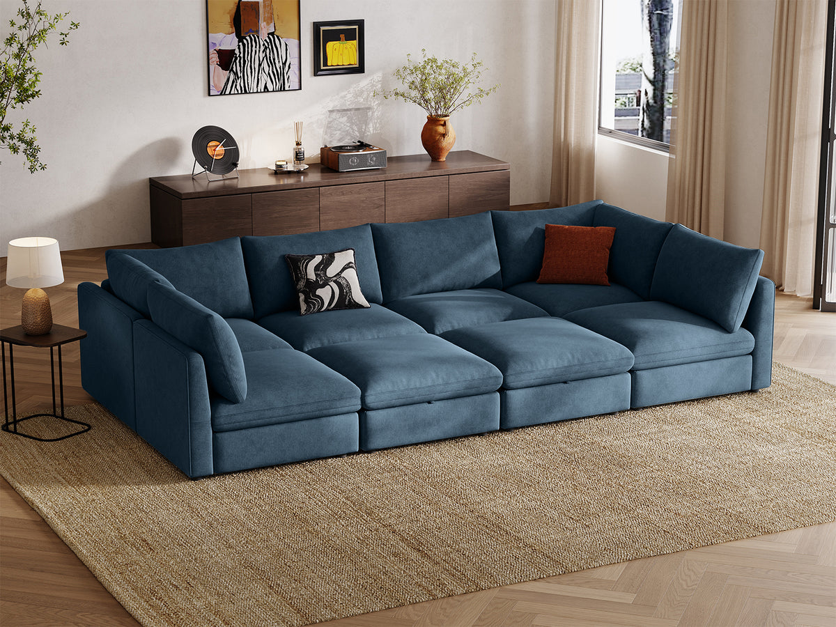 RUBIK V 4 Seats with 2 Corners & 2 Ottoman