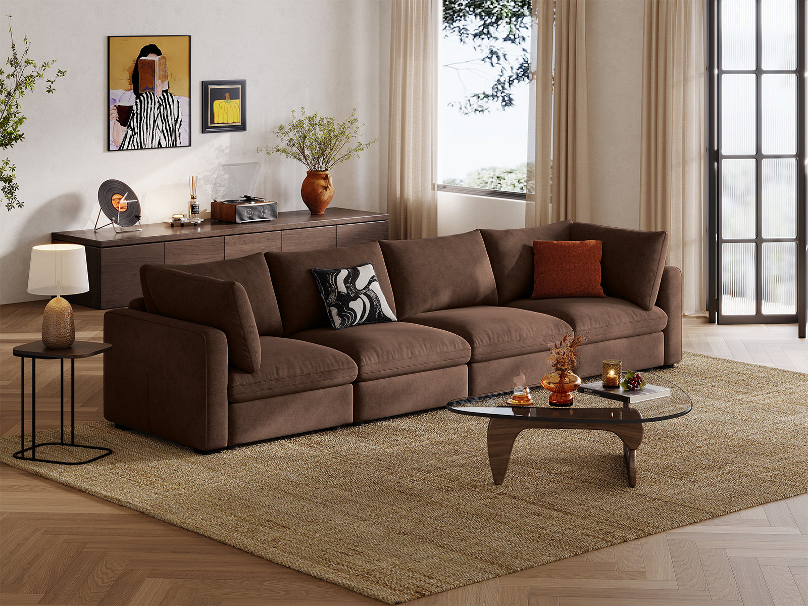 RUBIK V 4 Seats Couch
