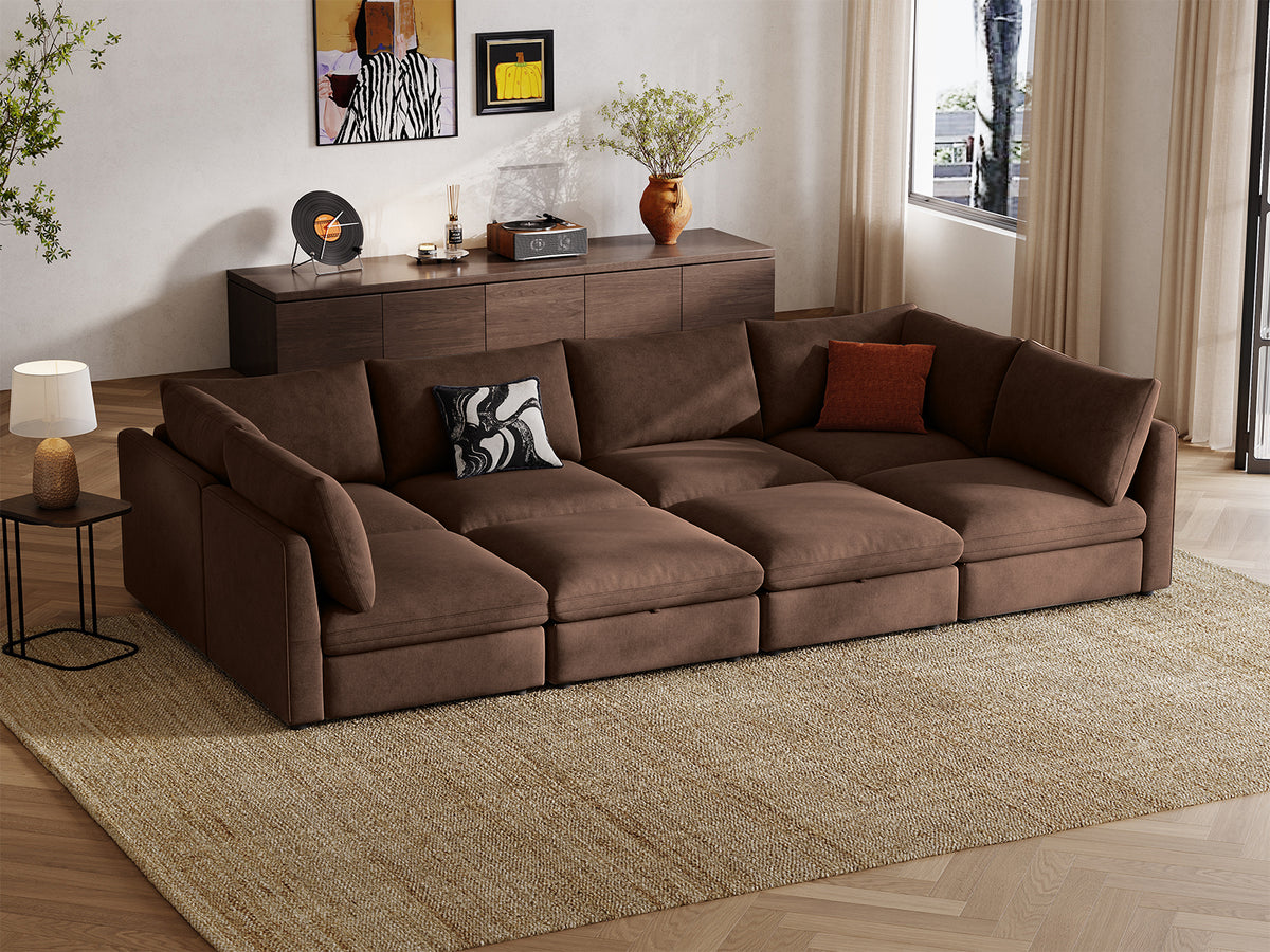 RUBIK V 4 Seats with 2 Corners & 2 Ottoman