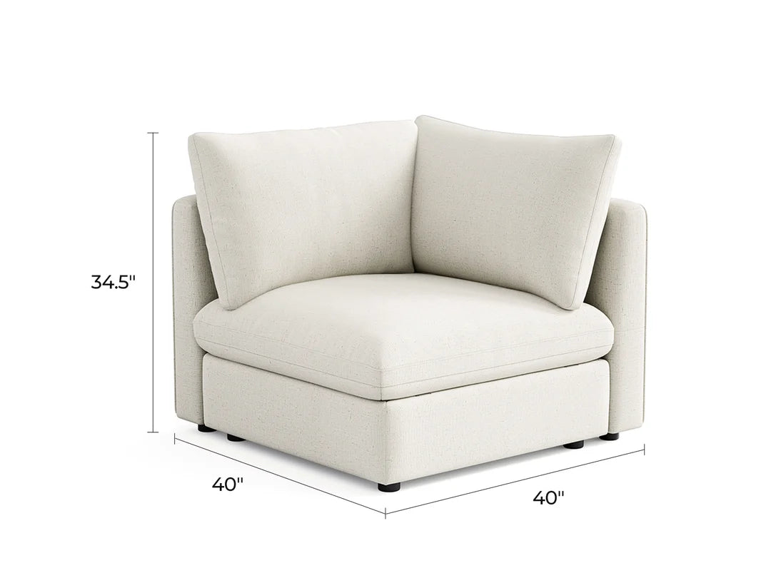 RUBIK V 3-seat couch dimensions