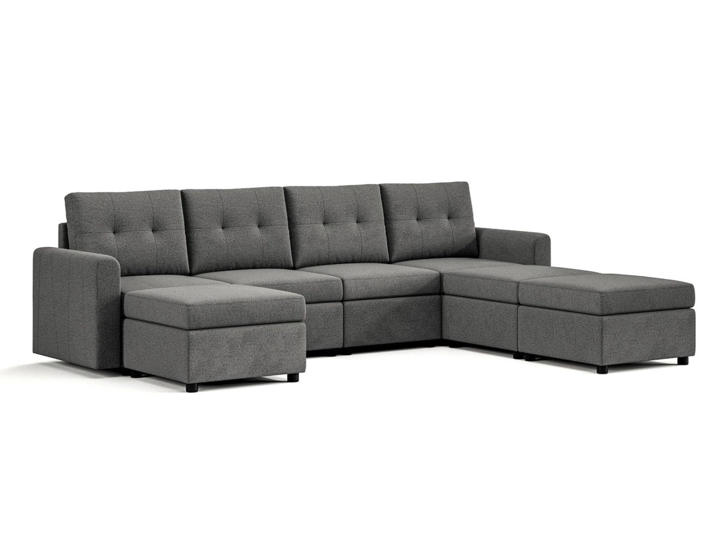 RUBIK III 4 Seat With 3 Ottomans